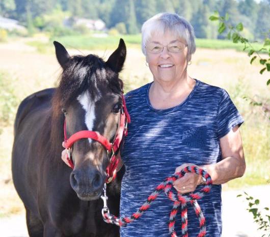 Kathy Rohe with Pippin