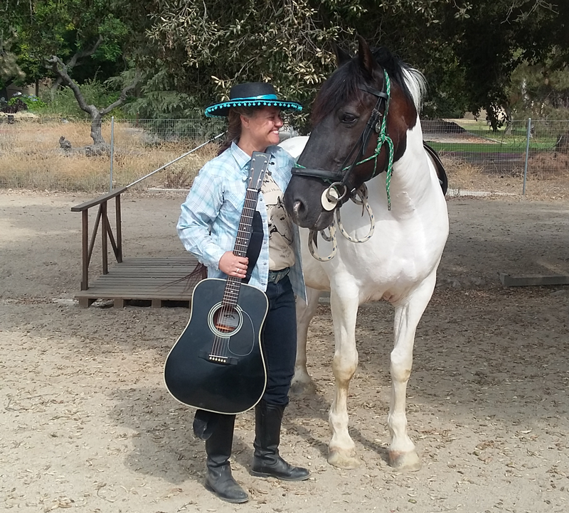 Laura Lovelace with horse 