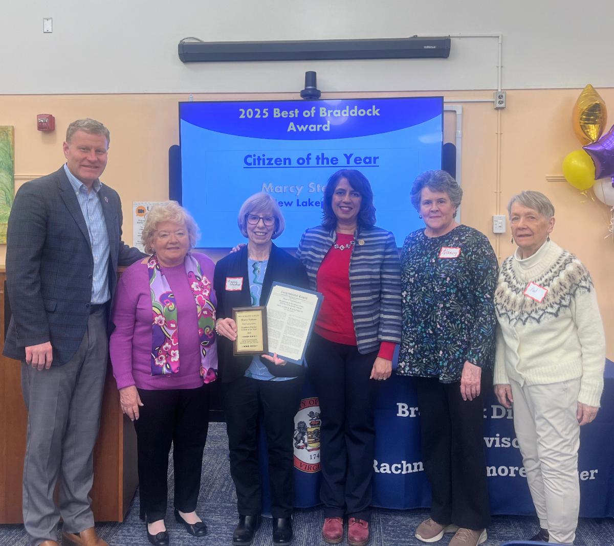 Marcy Stennes, Citizen of the Year for Best of Braddock