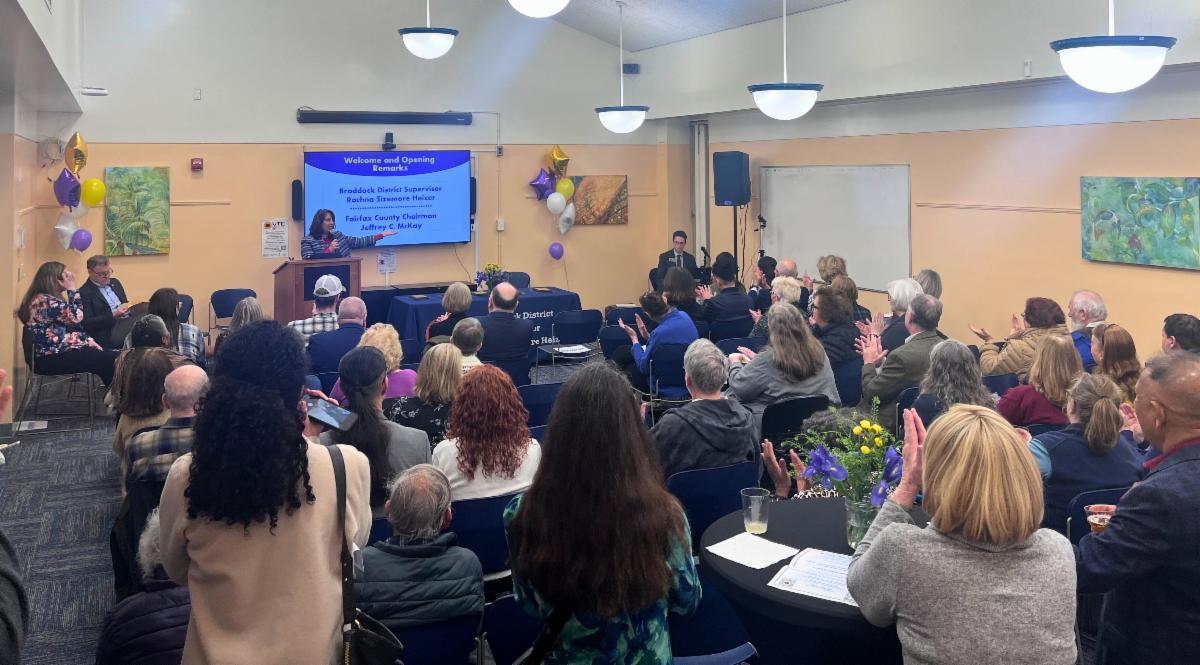 Supervisor Sizemore Heizer addresses the crowd at Best of Braddock March 4, 2026