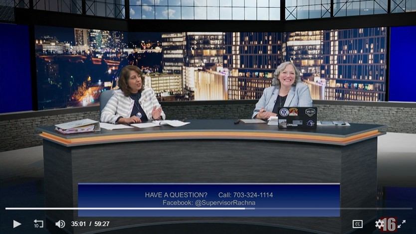 Screenshot of the Braddock Budget Town Hall