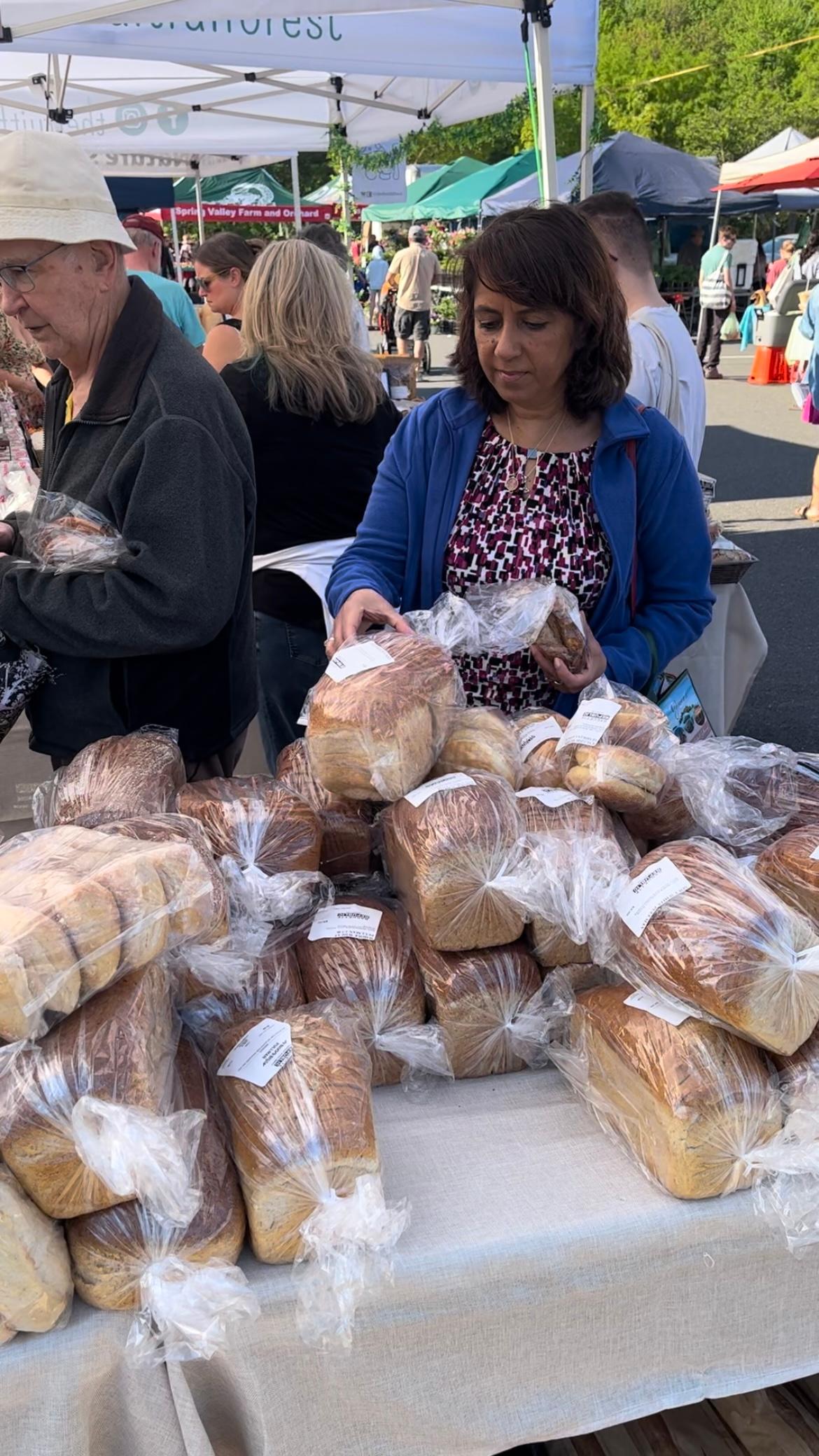 Shopping at the Farmers Market