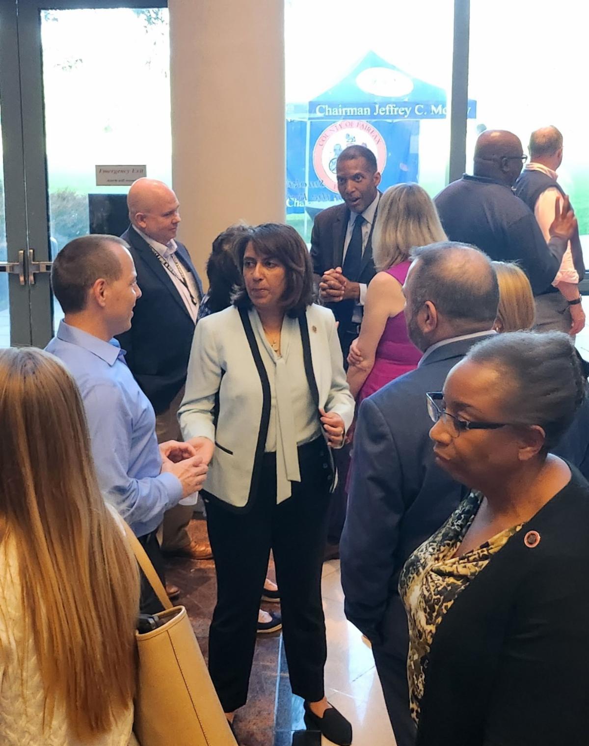 Supervisor Sizemore Heizer at Chairman McKay's Spring Social, May 2026