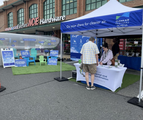 Lawn Equipment exchange at Ace Hardware hosted by Clean Air Partners
