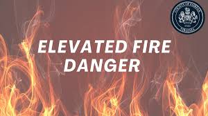 Elevated Fire Danger image