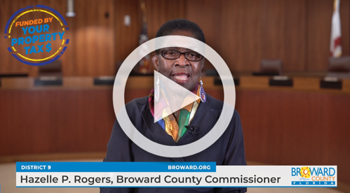 screen grab of Commissioner Rogers