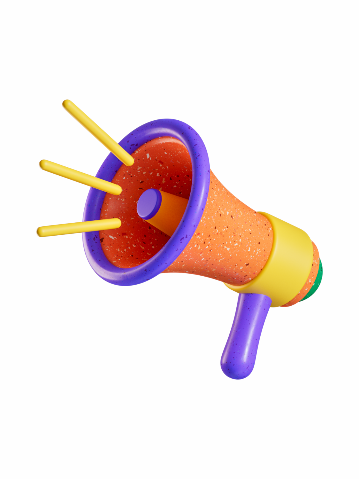 A graphic of a megaphone.