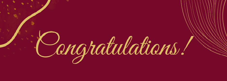Congratulations!