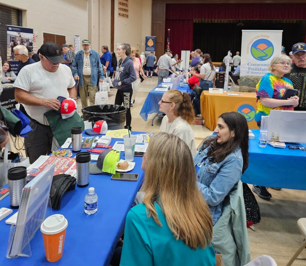 Vendors and attendees at Senator Rosemary Brown's Senior Expo.