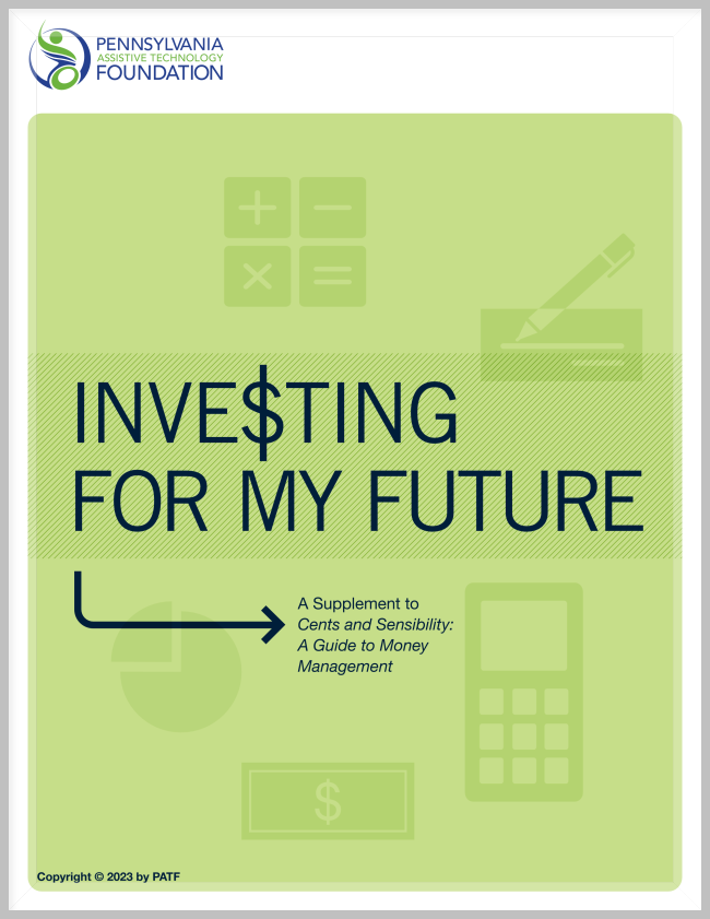 Front cover of Investing For My Future – A Supplement to Cents and Sensibility: A Guide to Money Management