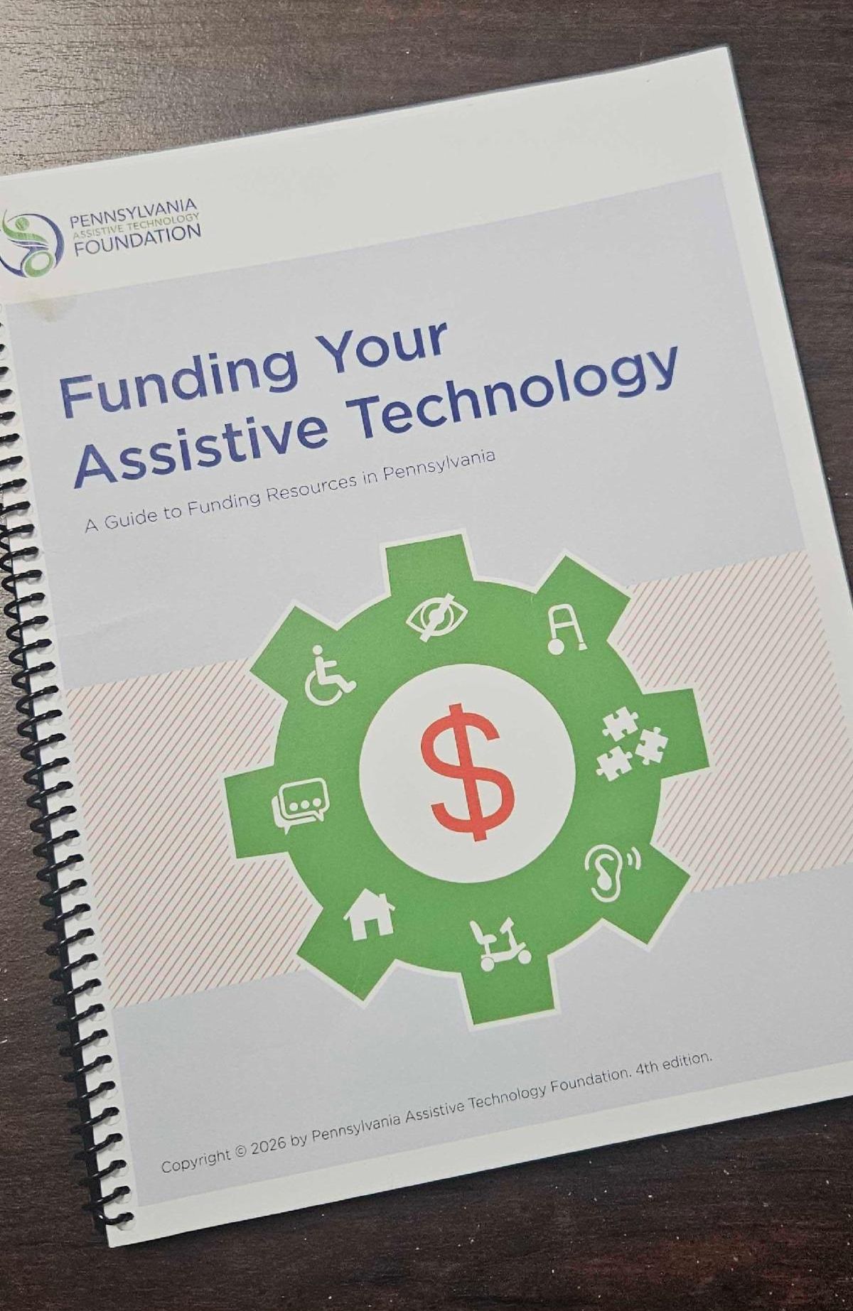 Front cover of PATF's funding guide.