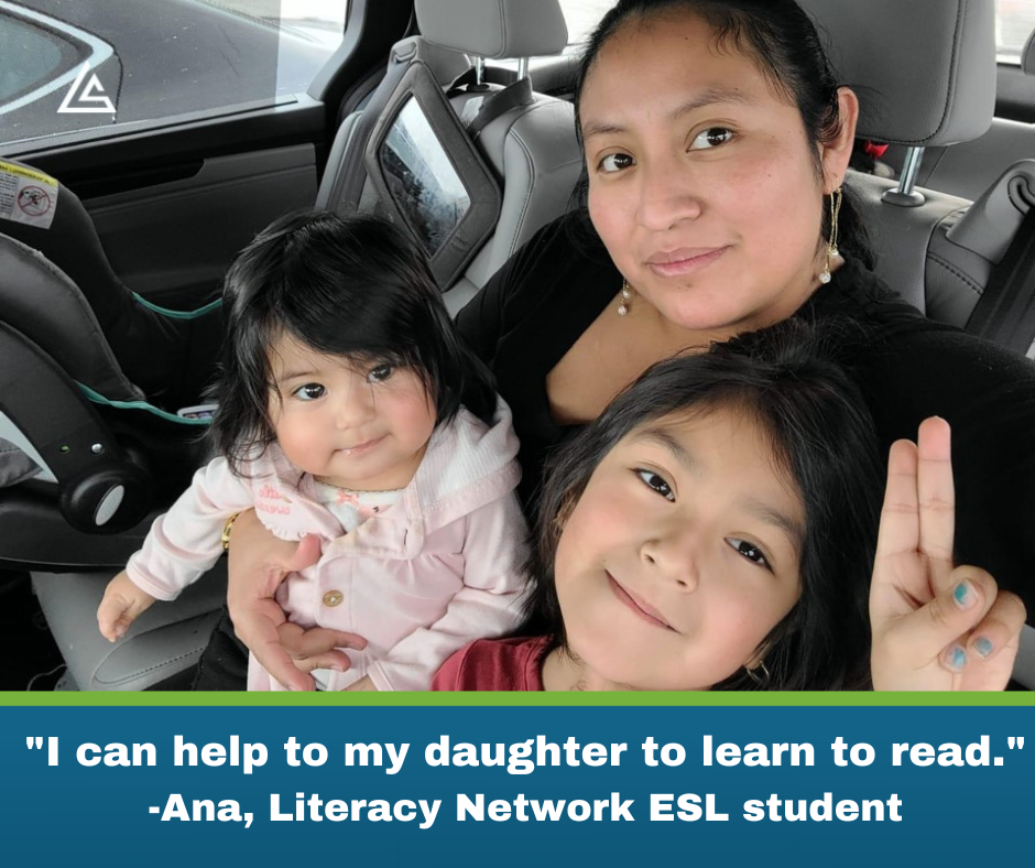 Ana: I can help to my daughter to learn to read.