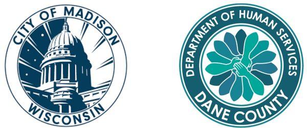 City of Madison and Dane County logos