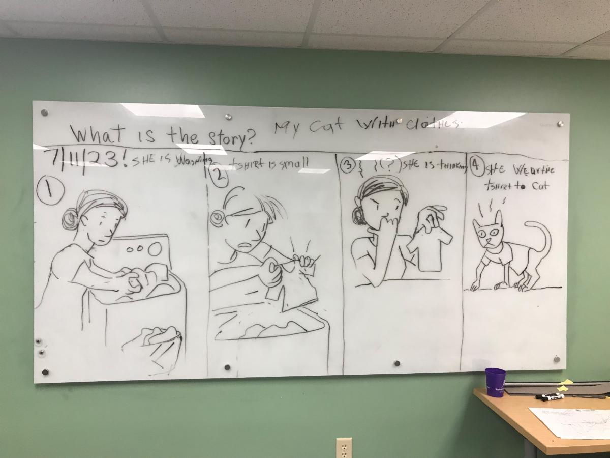 One of Gregg's drawings