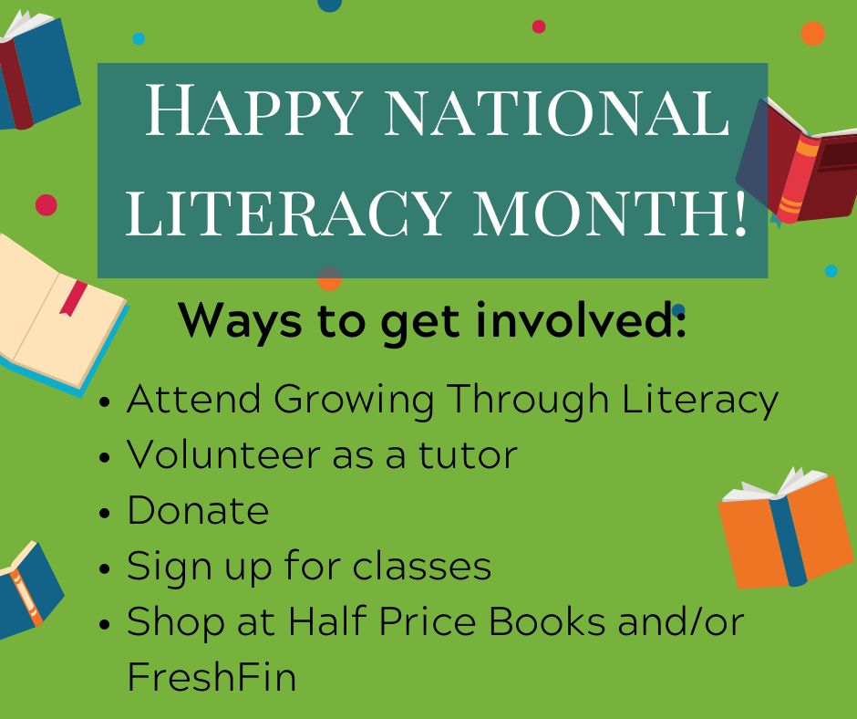 Happy National Literacy Month!