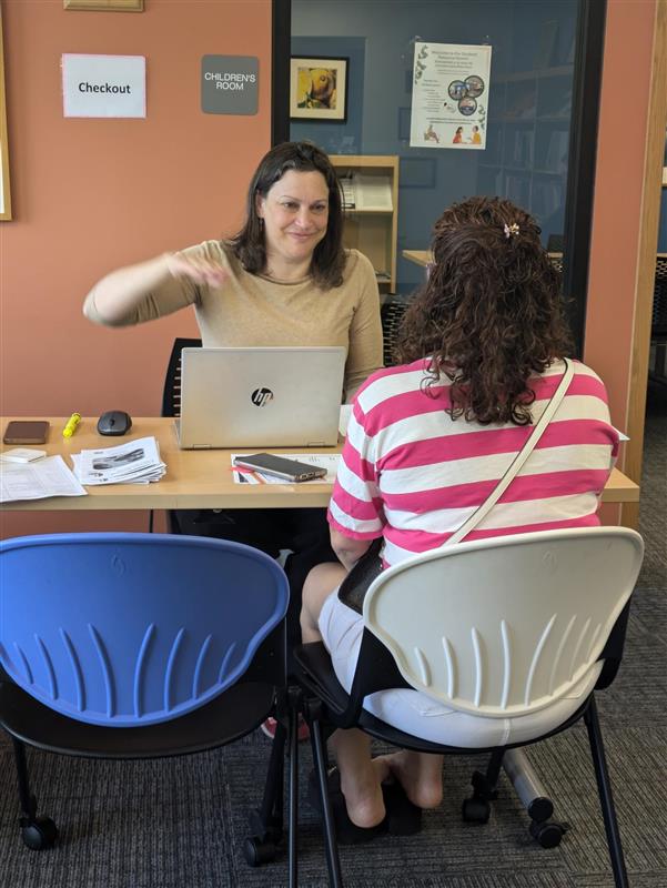 Instructor registering a student