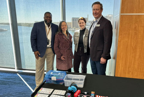 Melvin Teartt, Raquel Pancho, Liz Burke, and David Ingram