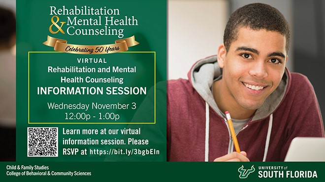 Rehabilitation and Mental Health Counseling Info Session