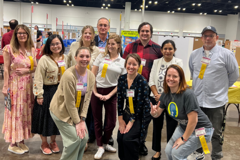 Volunteer judges from CBCS at the Hillsborough County STEM Fair.