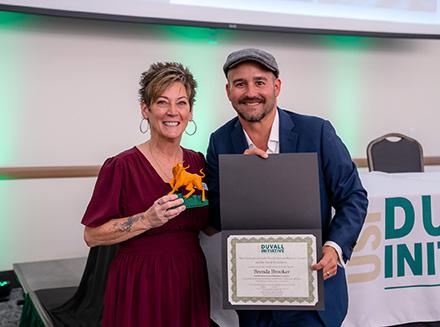 Barbara Brooker and Dane Minnick