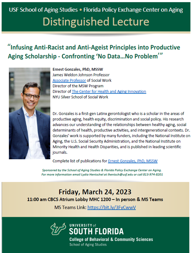 Ernest Gonzales Lecture