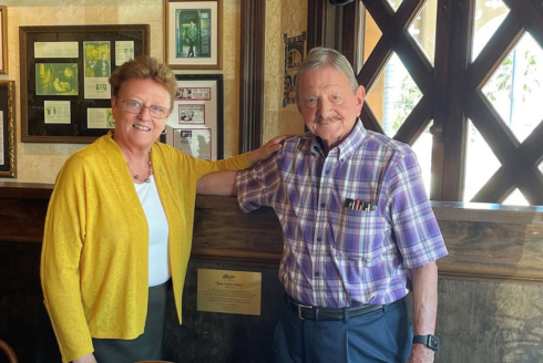 Julie Serovich and Bob Clark