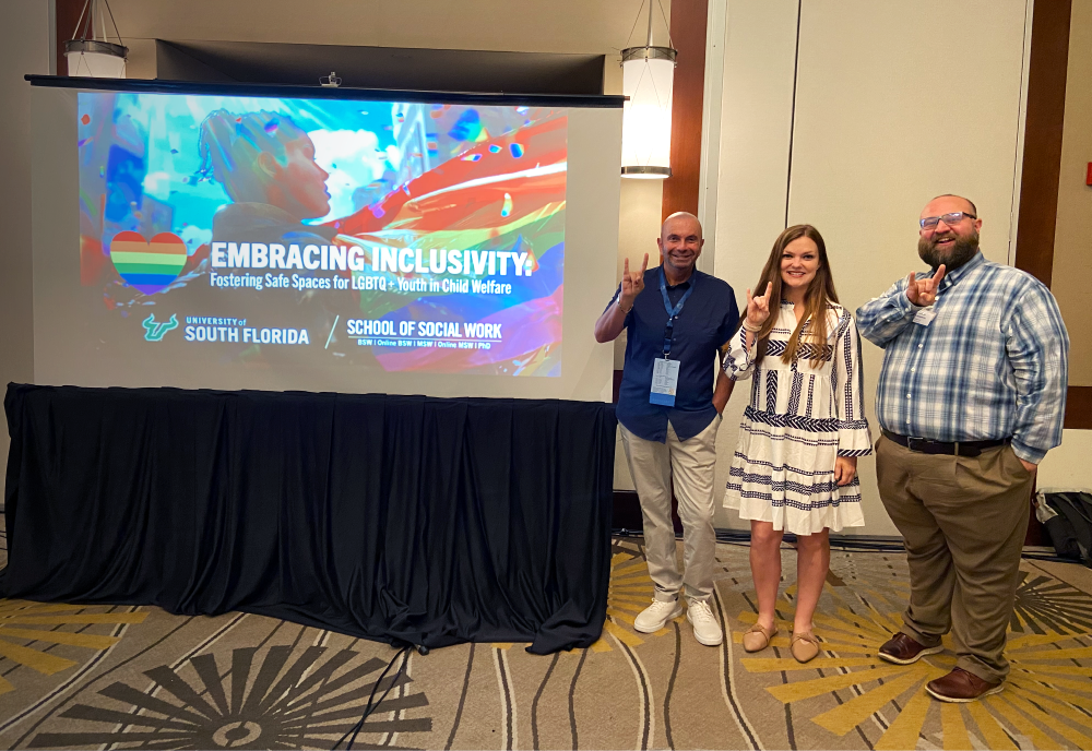 Shawn Fox, Valerie Teachout, and David Kilmnick