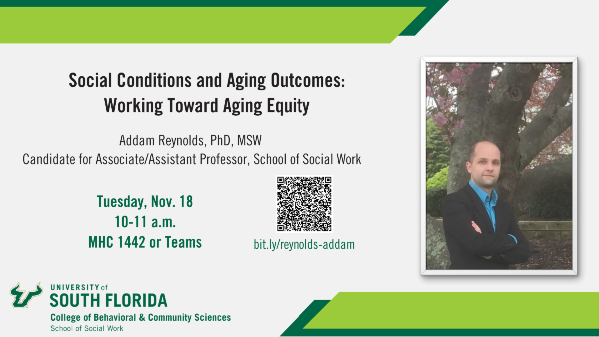 School of Social Work Job Talk graphic