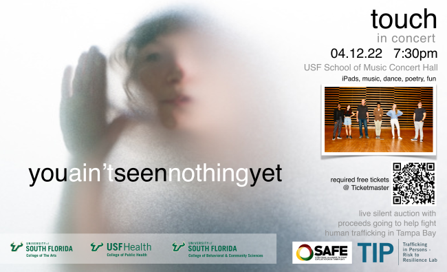 touch concert flyer