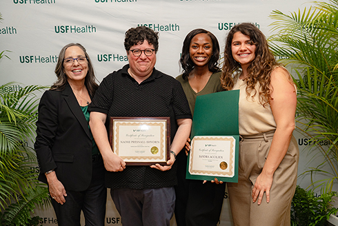 School of Social Work at the USF Health awards ceremony