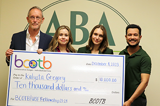 BCOTB check donation