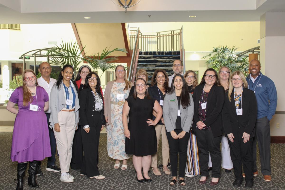 Group photo at conference