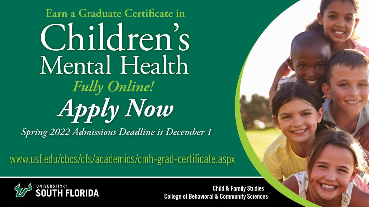 Children's Mental Health Apply Now Graphic