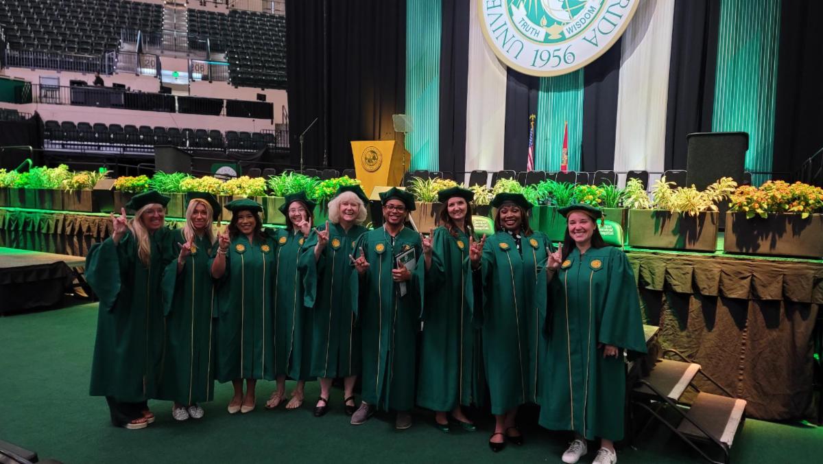 Commencement marshals group photo