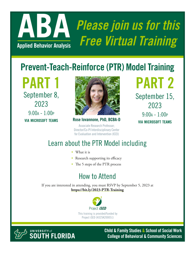 2023-09 iSED Virtual Training Event