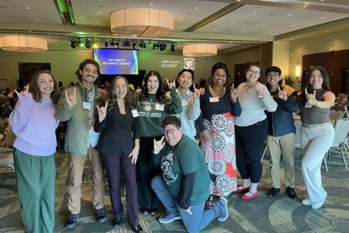 Master of Social Work students at the 2025 Interprofessional Education Day.