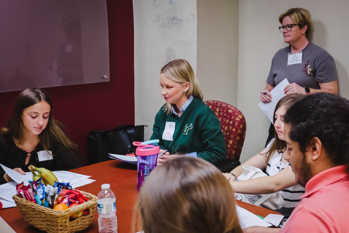 Jacqueline Houston participates in MCH simulation training