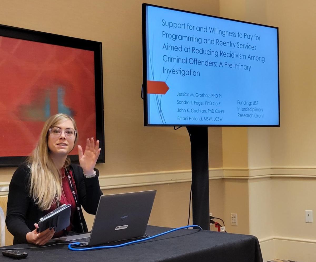 Britani Holland at ASC Annual Meeting