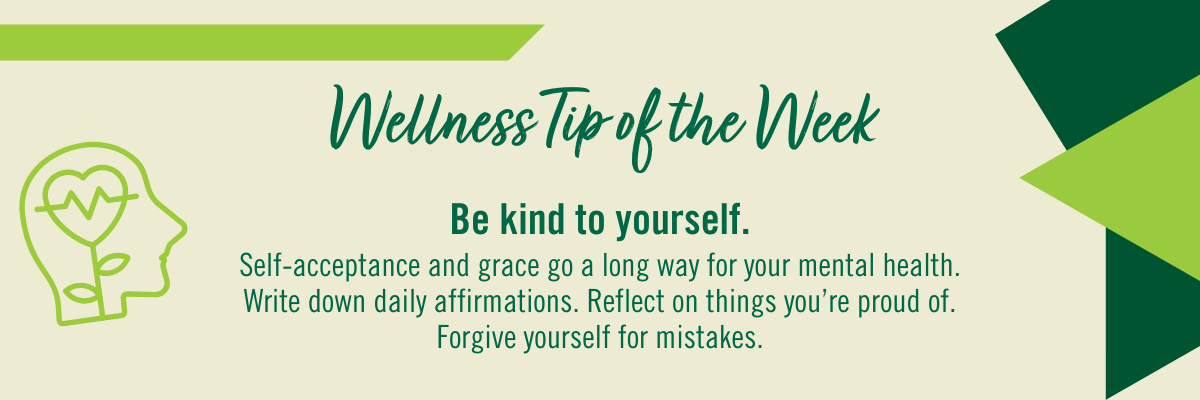 Wellness Tip of the Week Graphic