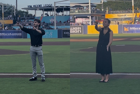 Kyle Volling and Emily Hernandez