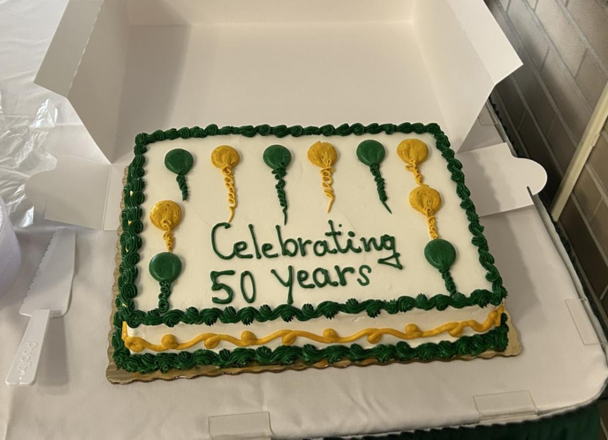 Celebrating 50 Years Cake