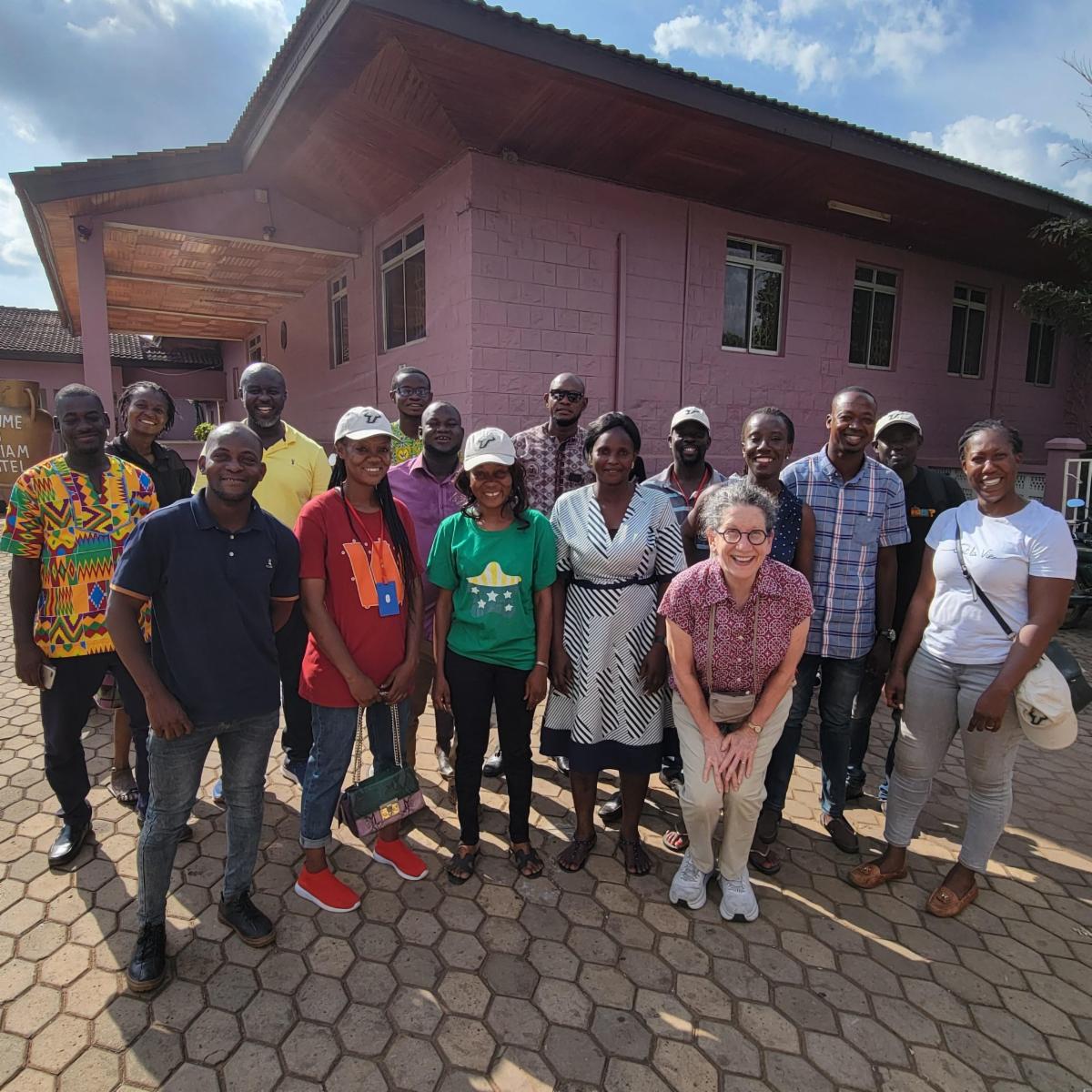 Sondra Fogel visits Ghana Africa