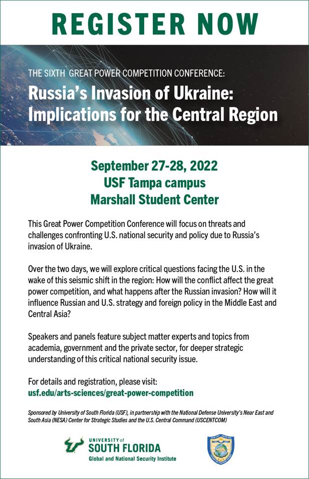 Great Power Conference Call for Registration