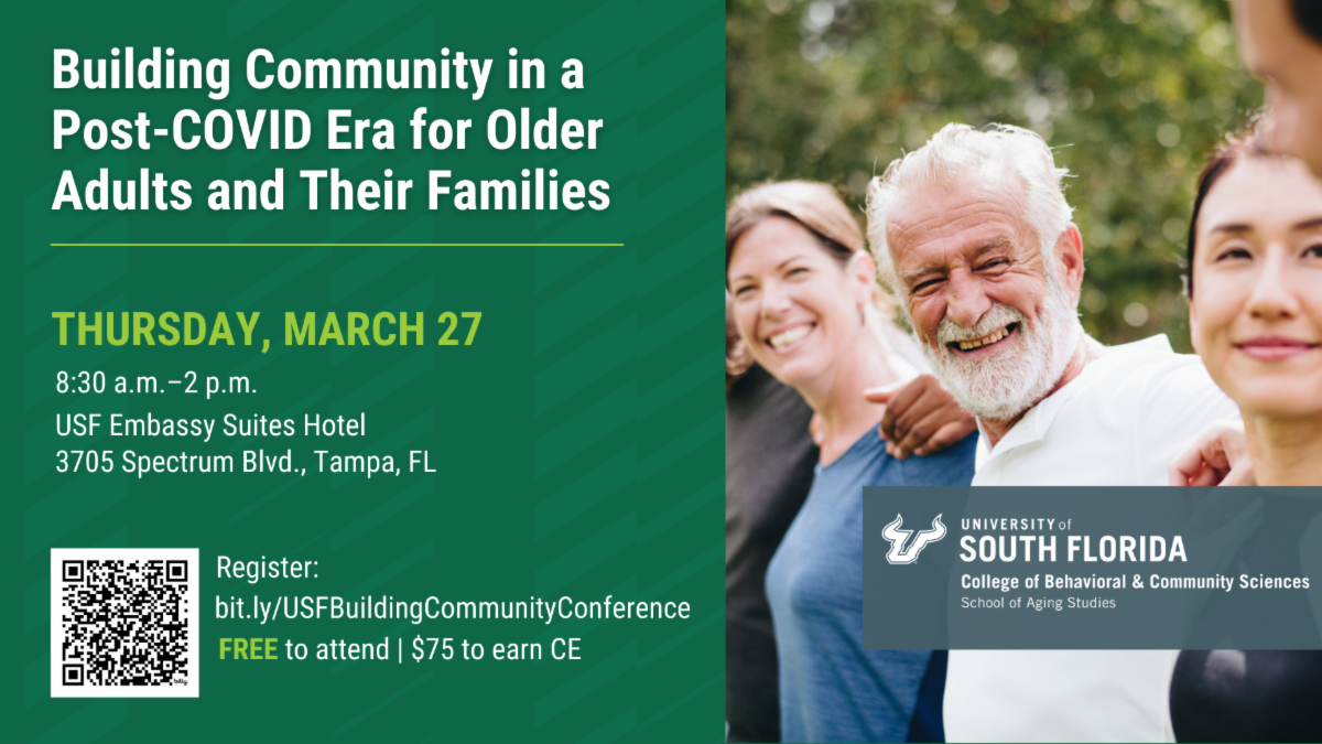 Building Community Post-COVID conference flyer