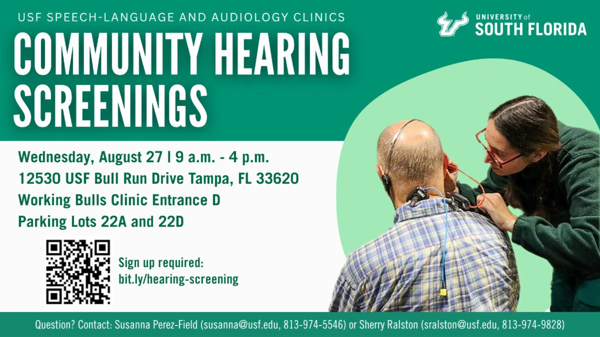 Back to School Hearing & Screening Clinic graphic