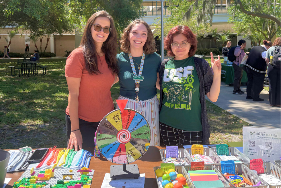 Left to right: Petya Figueiredo, Lianna "Lou" Hernandez, and Valentina Arcilla