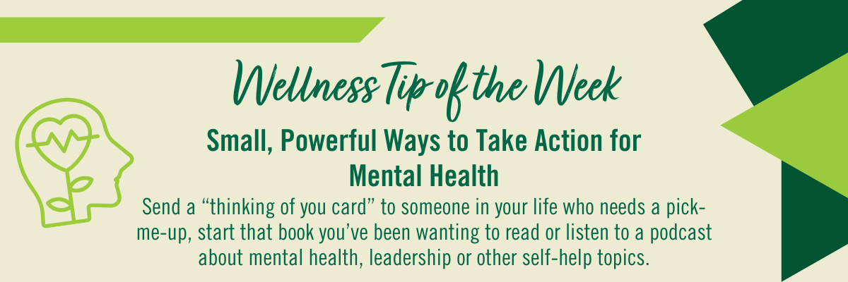 Wellness Tip of the Week Graphic
