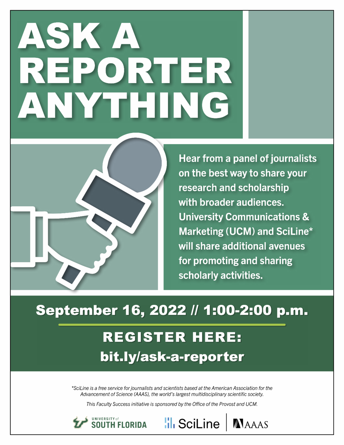 Ask a Reporter Flyer