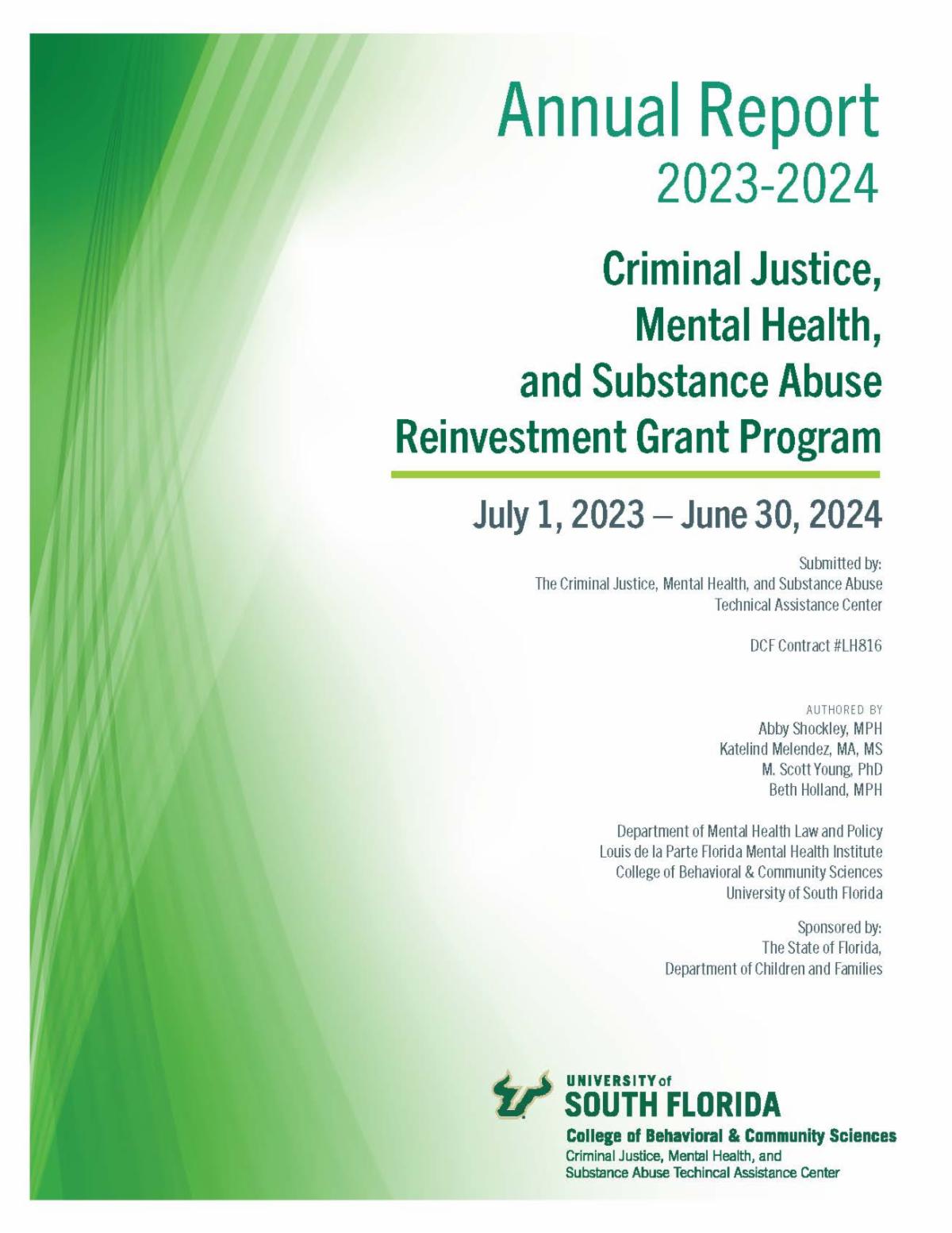 CJMHSA annual report