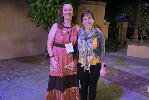 Aimee Dietz and Charlotte Purcell King